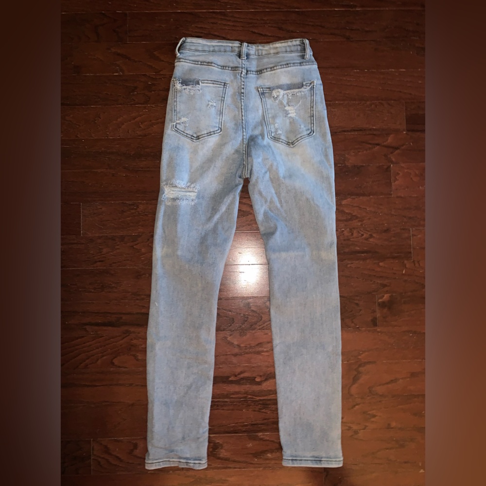 Women’s Blue B Collection Ripped Jeans - Picture 5 of 8